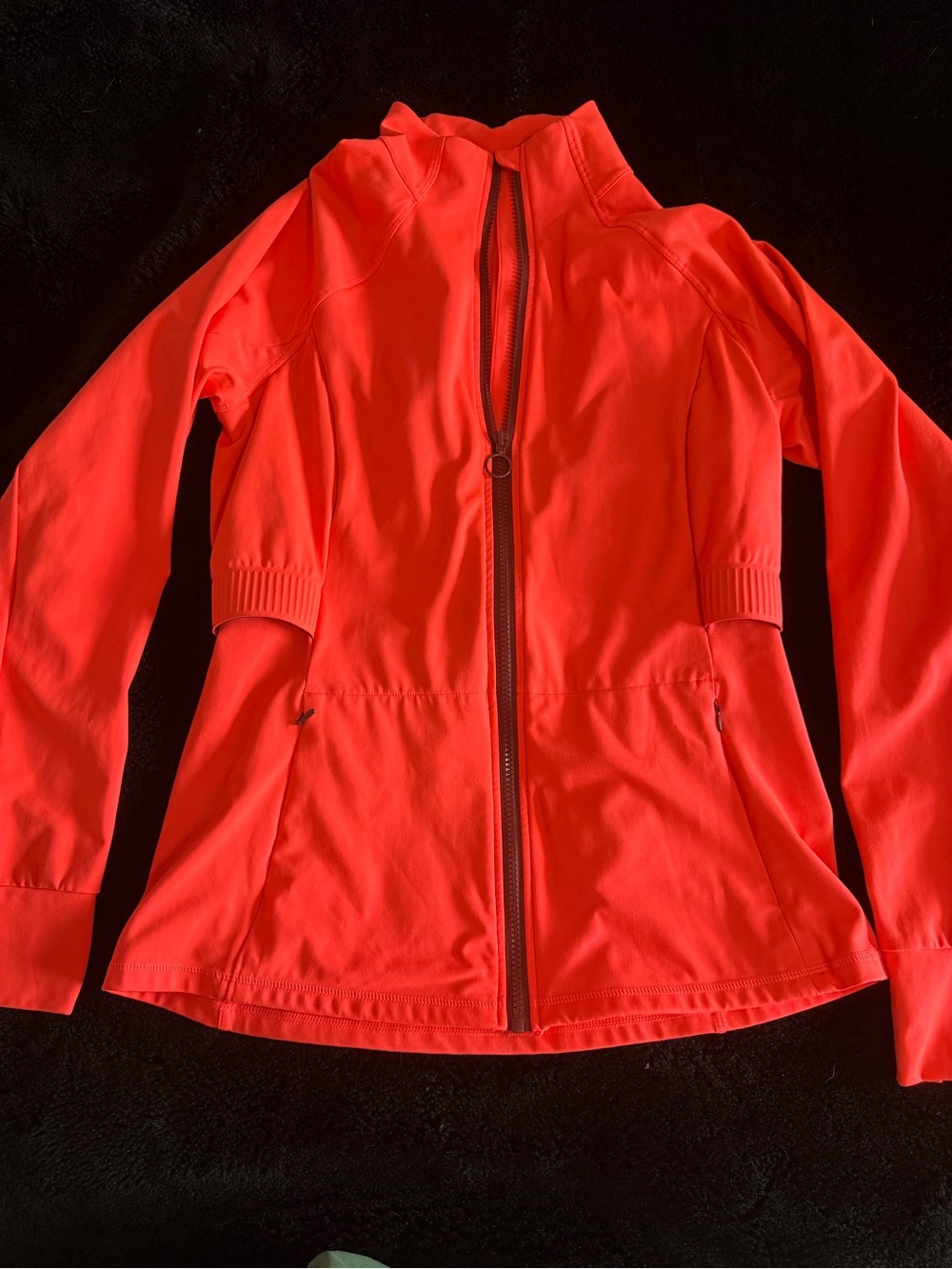 Women's Neon Pink Zip-Front Performance Jacket